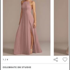David’s Bridal Quartz Bridesmaid’s Dress